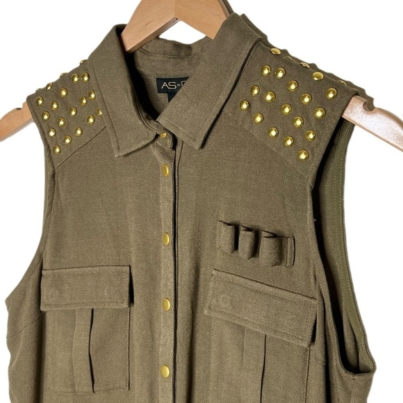 Bulletproof Studded Top by AS by DF - Size Medium (Faux Bullets Not Included). - Picture 3 of 8